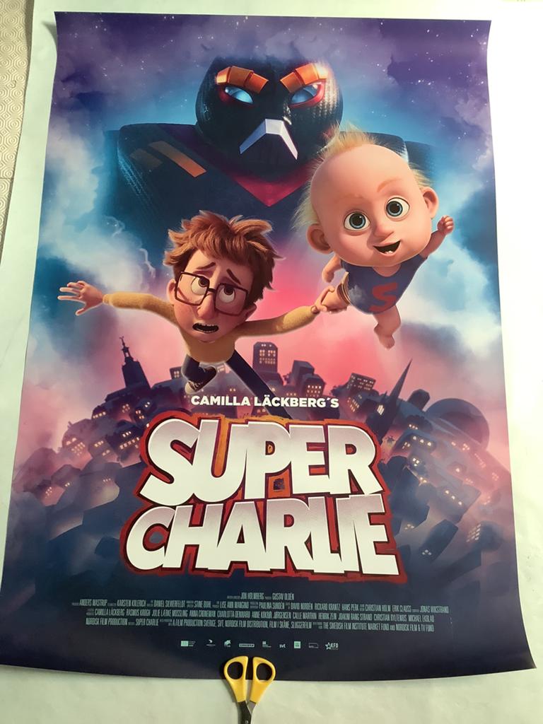 SUPER CHARLIE   filmposter   70-100 cm, Verzamelen, Posters, Ophalen of Verzenden