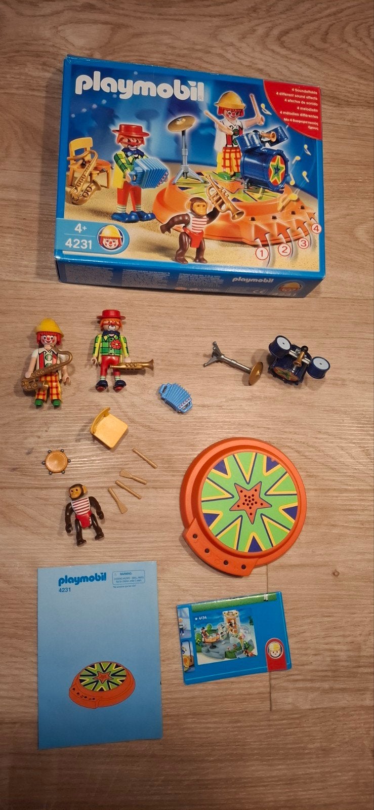 playmobil circus orkest met geluid 2006, Ophalen