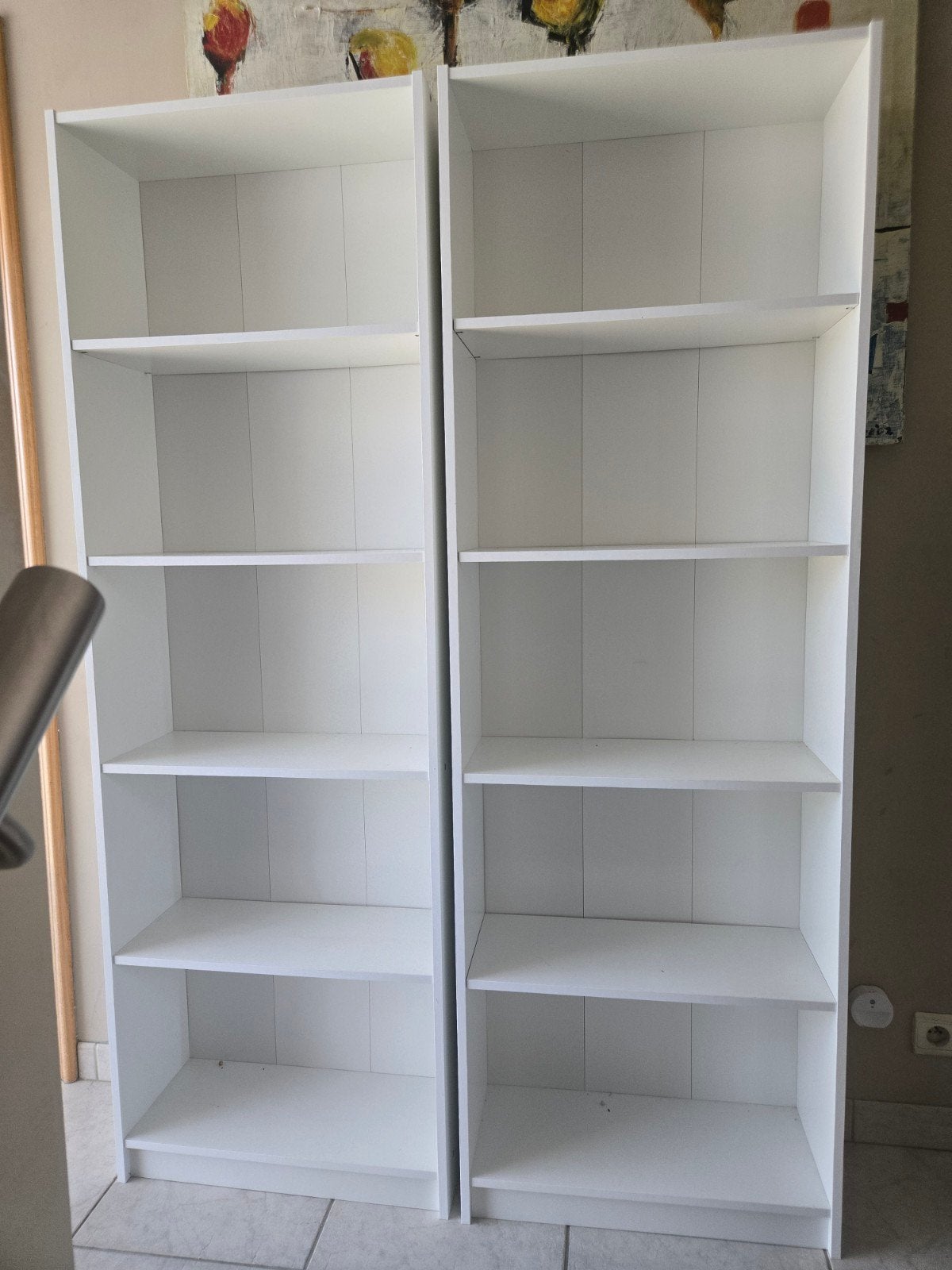 MMooie witte boekenkasten zo goed als nieuw, Huis en Inrichting, Ophalen