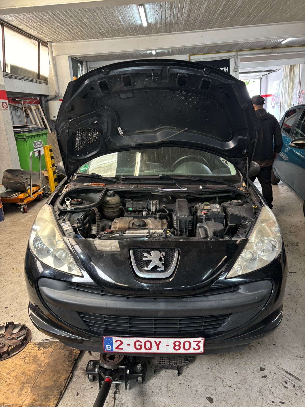Peugeot 206+ Motorschade (start niet), Autos, 1124 cm³, Achat, Boîte manuelle, Noir