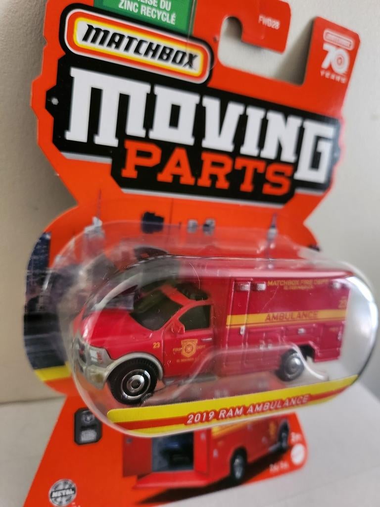Matchbox 2019 RAM Ambulance (2023), Ophalen of Verzenden