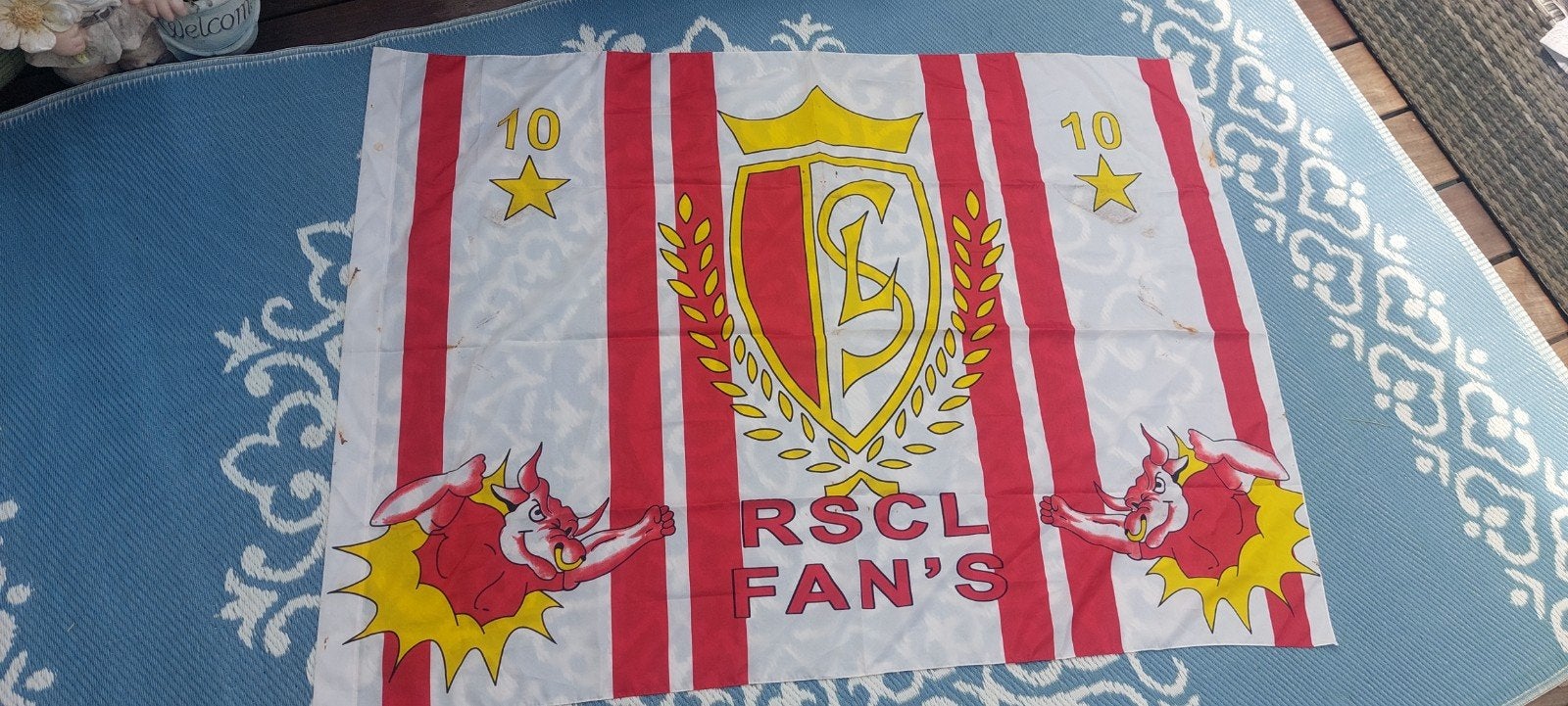 drapeau standard de liège vintage, Enlèvement ou Envoi