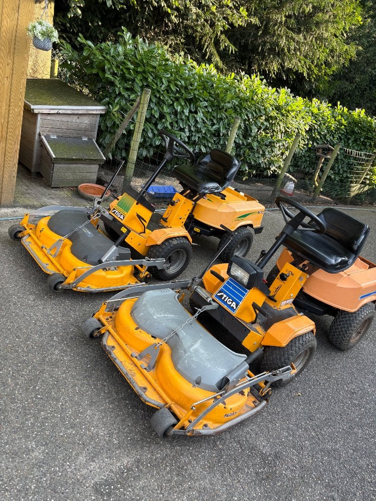 Stiga park start en rijdt en maait, Ophalen, Gebruikt, Mulchfunctie