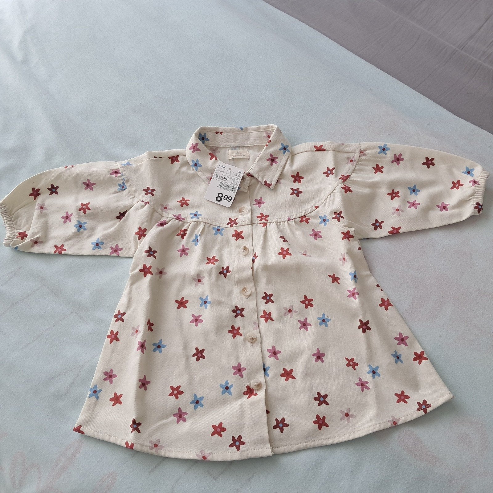 Mooi kleedje, Kinderen en Baby's, Babykleding | Maat 68, Zeeman, Meisje, Jurkje of Rokje, Nieuw