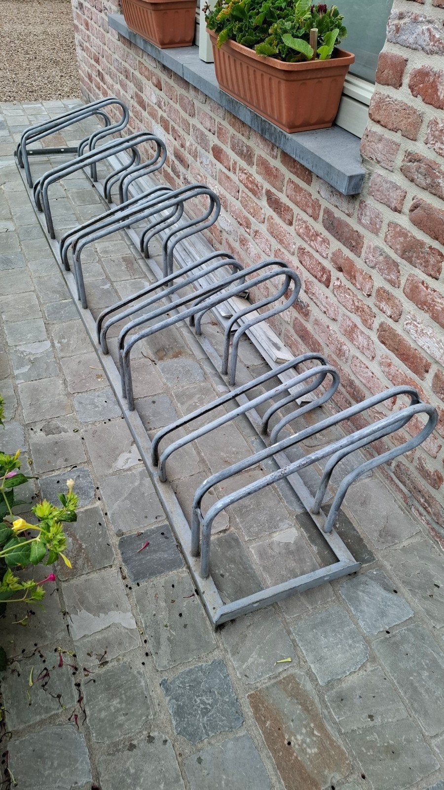Fietsenrek voor 10 fietsen, Ophalen, Zo goed als nieuw
