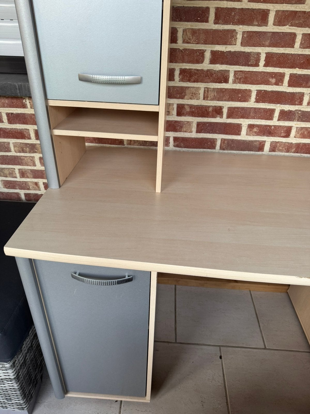 Handige bureau met heel veel opslagruimte, Maison & Meubles, Scandinave, Autres marques, 155 cm, Démontable