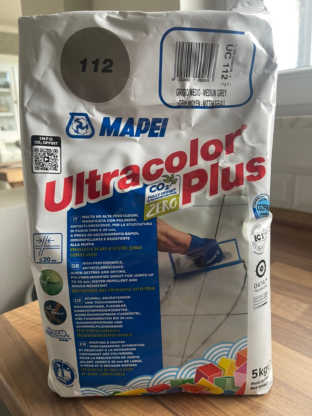 Mapei ultra color plus voegmortel, Ophalen, Nieuw, Graniet