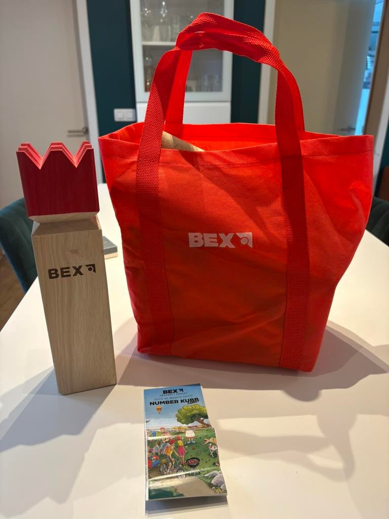 Kubb Bex Rode koning, Kinderen en Baby's, Ophalen, Zo goed als nieuw