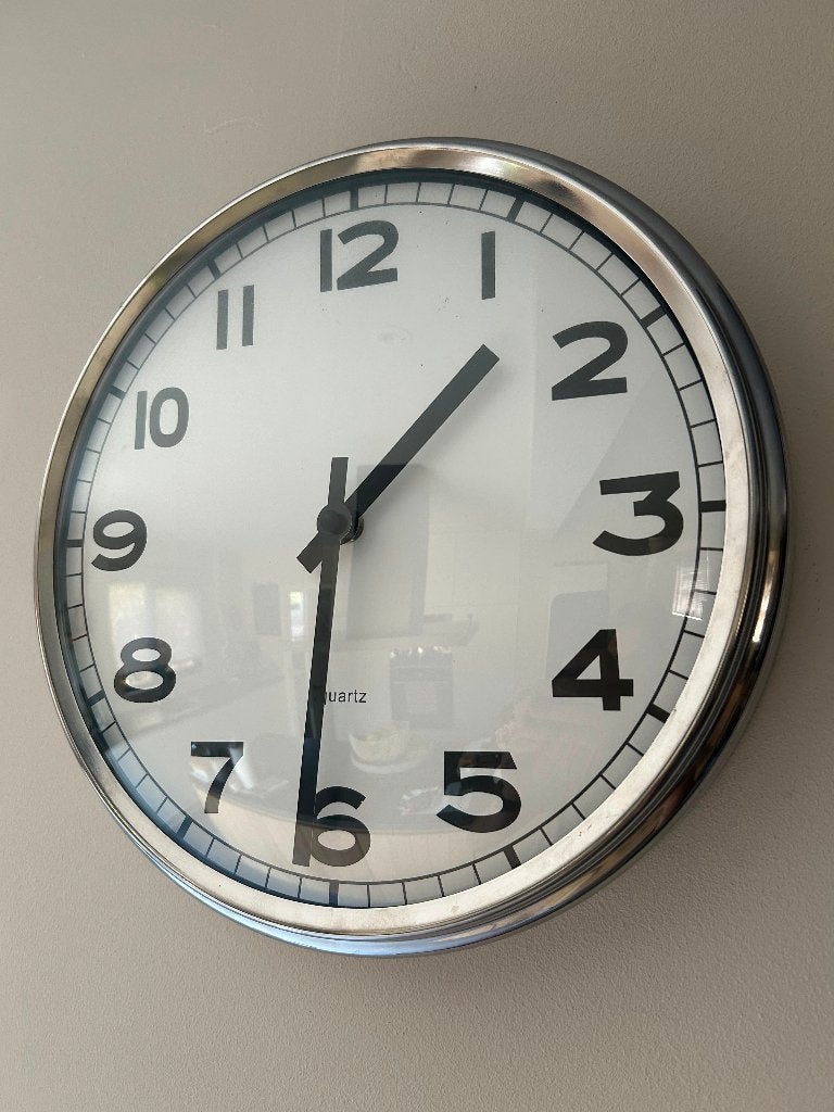 wandklok, Ophalen, Wandklok, IKEA, Zichtbaar uurwerk