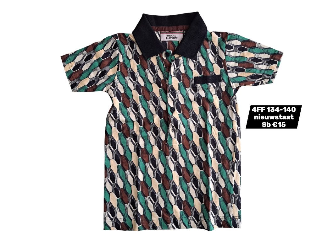 4FF polo jongens maat 134-140, Ophalen, Zo goed als nieuw, Shirt of Longsleeve, Jongen