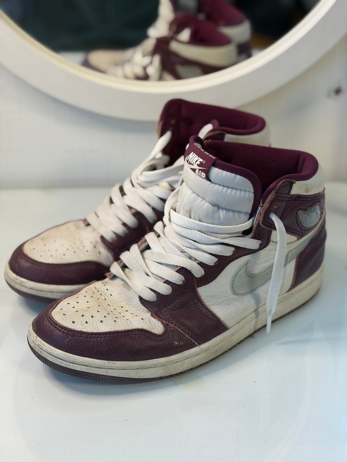 Air Jordan 1 Retro High OG “Bordeaux” – Taille 42,5, Enlèvement ou Envoi, Utilisé