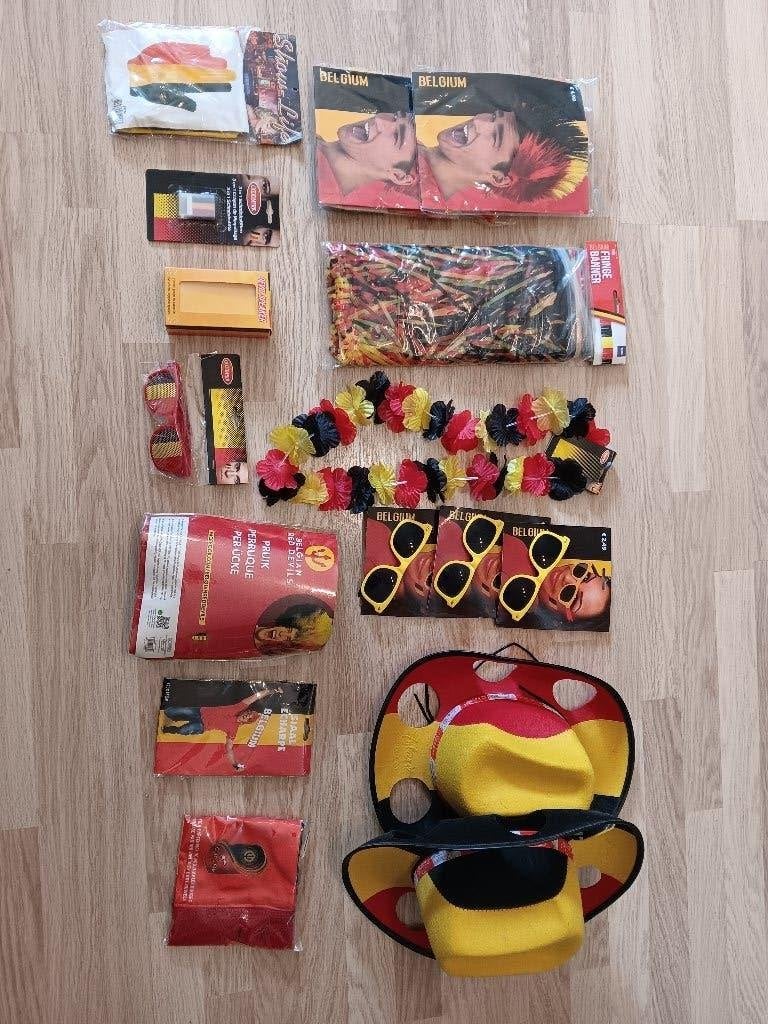 België supporter set, Sport en Fitness, Voetbal, Verzenden, Nieuw, Overige typen