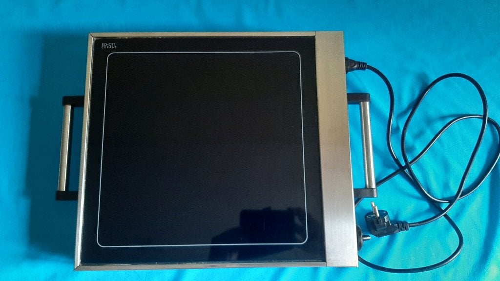 Plaque de cuisson vitrocéramique portable Fulgor F-550 INOX, Electroménager, Enlèvement, Utilisé, À Poser, Céramique