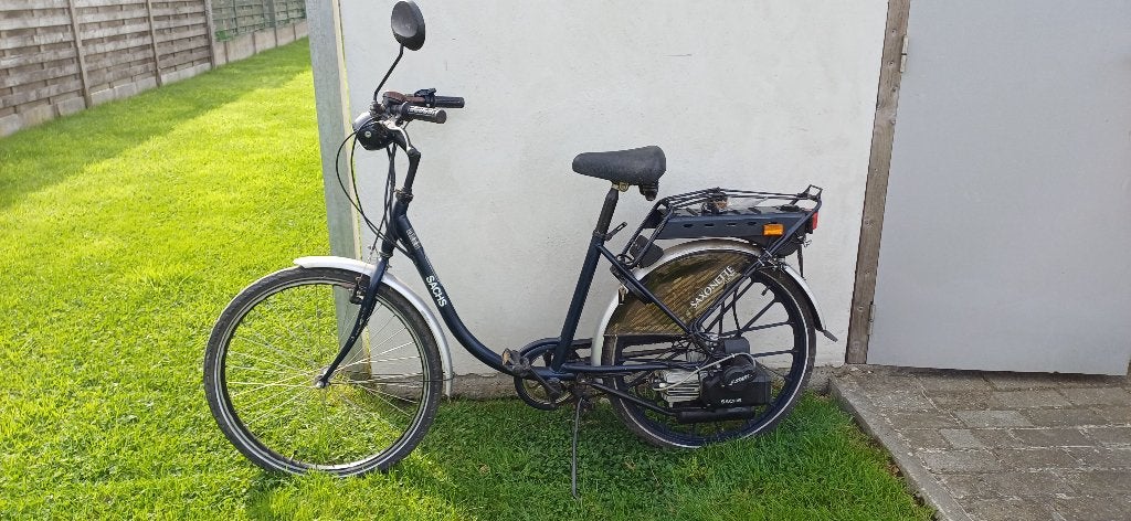 Fiets met benzinemotortje, Sparta, Frein sur jante, Cruiser, Aluminium