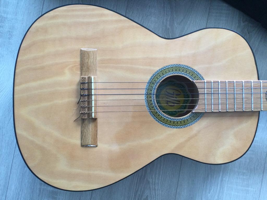 Akoestische  gitaar, Muziek en Instrumenten, Snaarinstrumenten | Gitaren | Akoestisch, Zo goed als nieuw, Klassieke of Spaanse gitaar