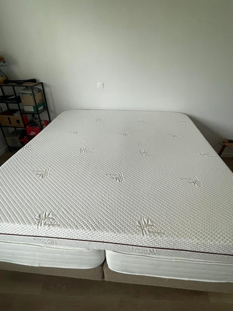 Boxspring 180 x 200 cm, Ophalen, Gebruikt, 200 cm, 90 cm