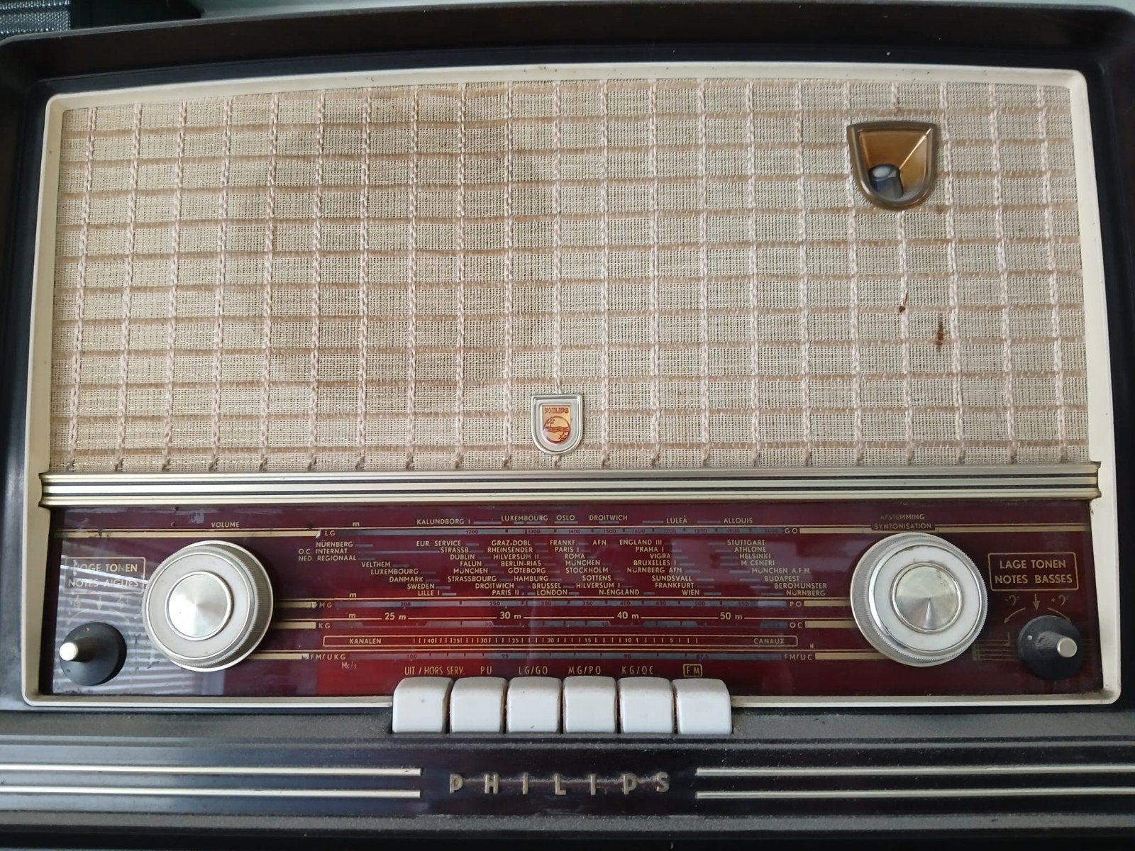 Oude werkende radio, Antiek en Kunst, Ophalen