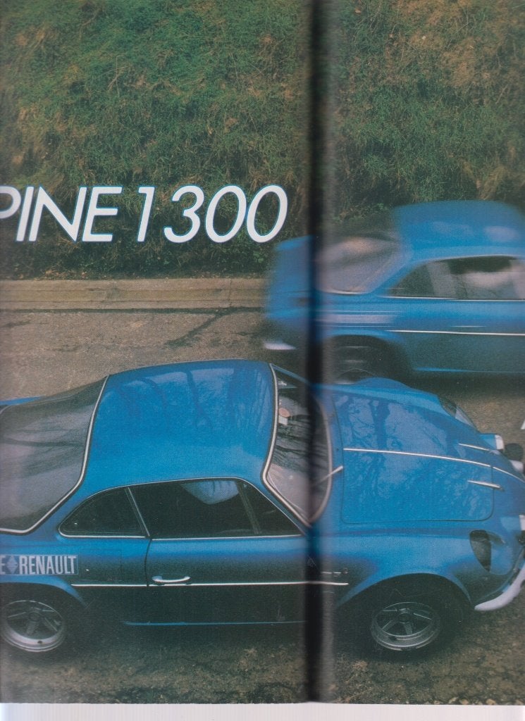 Alpine Renault A110 1300G & 1440 cc. voitures de collection, Verzenden, Gelezen, Renault