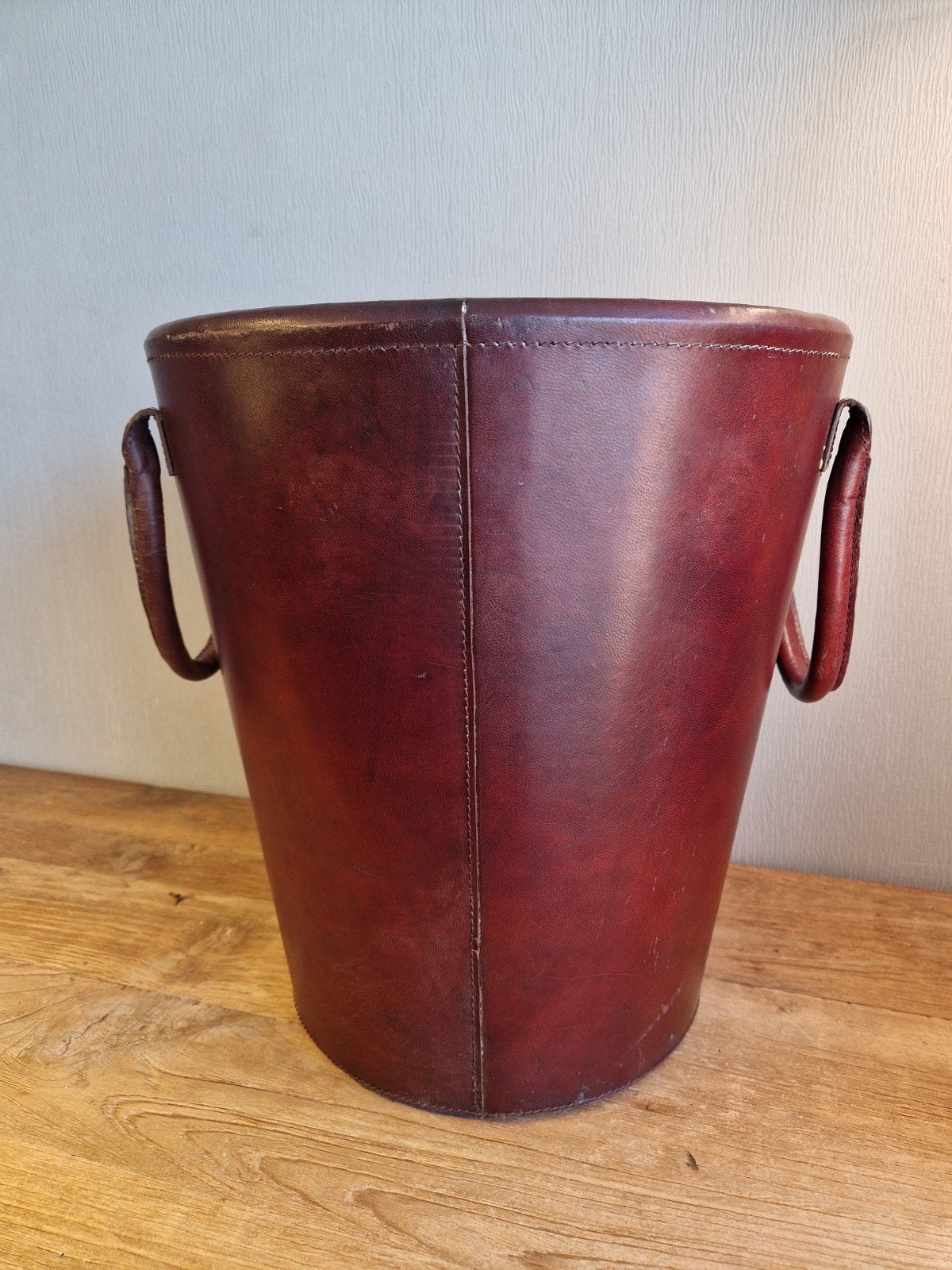 Lederen vintage mand, Ophalen of Verzenden