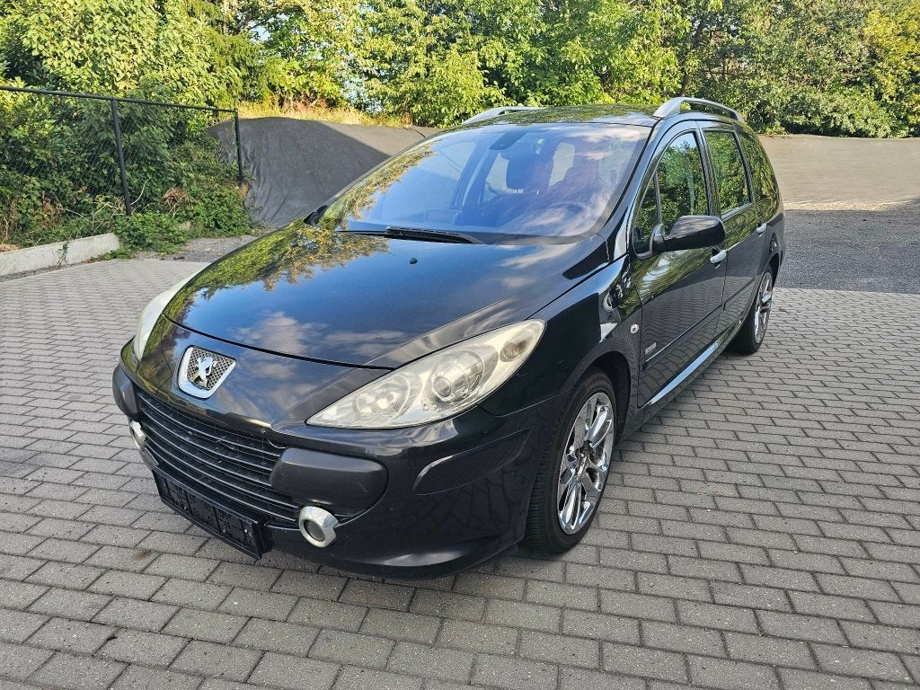 peugeot 307 sw1.6 hdi, Autos, Peugeot, Boîte manuelle, Noir, 5 portes, Particulier