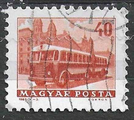 Hongarije 1963-1972 - Yvert 1558 - Courante reeks  (ST), Verzenden, Gestempeld