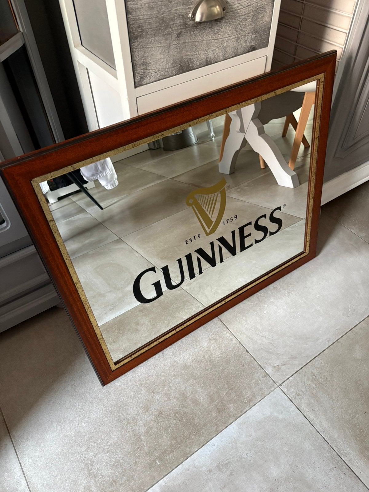 GUINNESS SPIEGEL (77/62 cm), Ophalen, Zo goed als nieuw