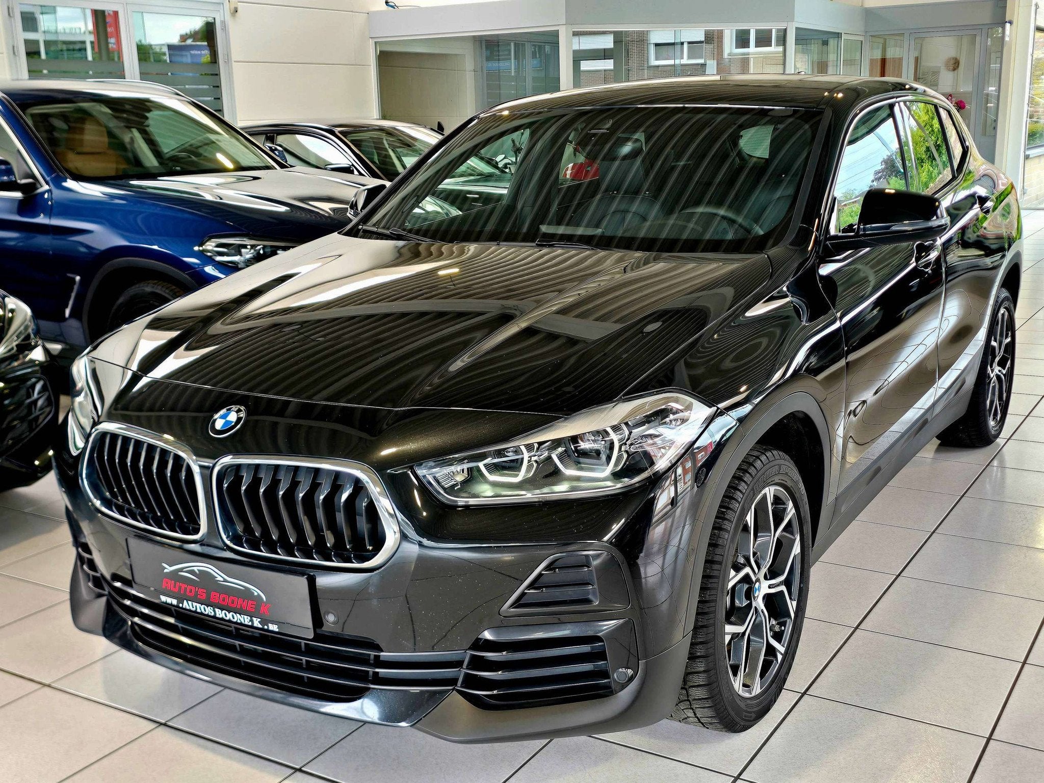 BMW X2 X2 1.5iA / Panoramisch dak / Led lichts / Leder en, Auto's, BMW, Automaat, Gebruikt, Cruise Control, Zwart