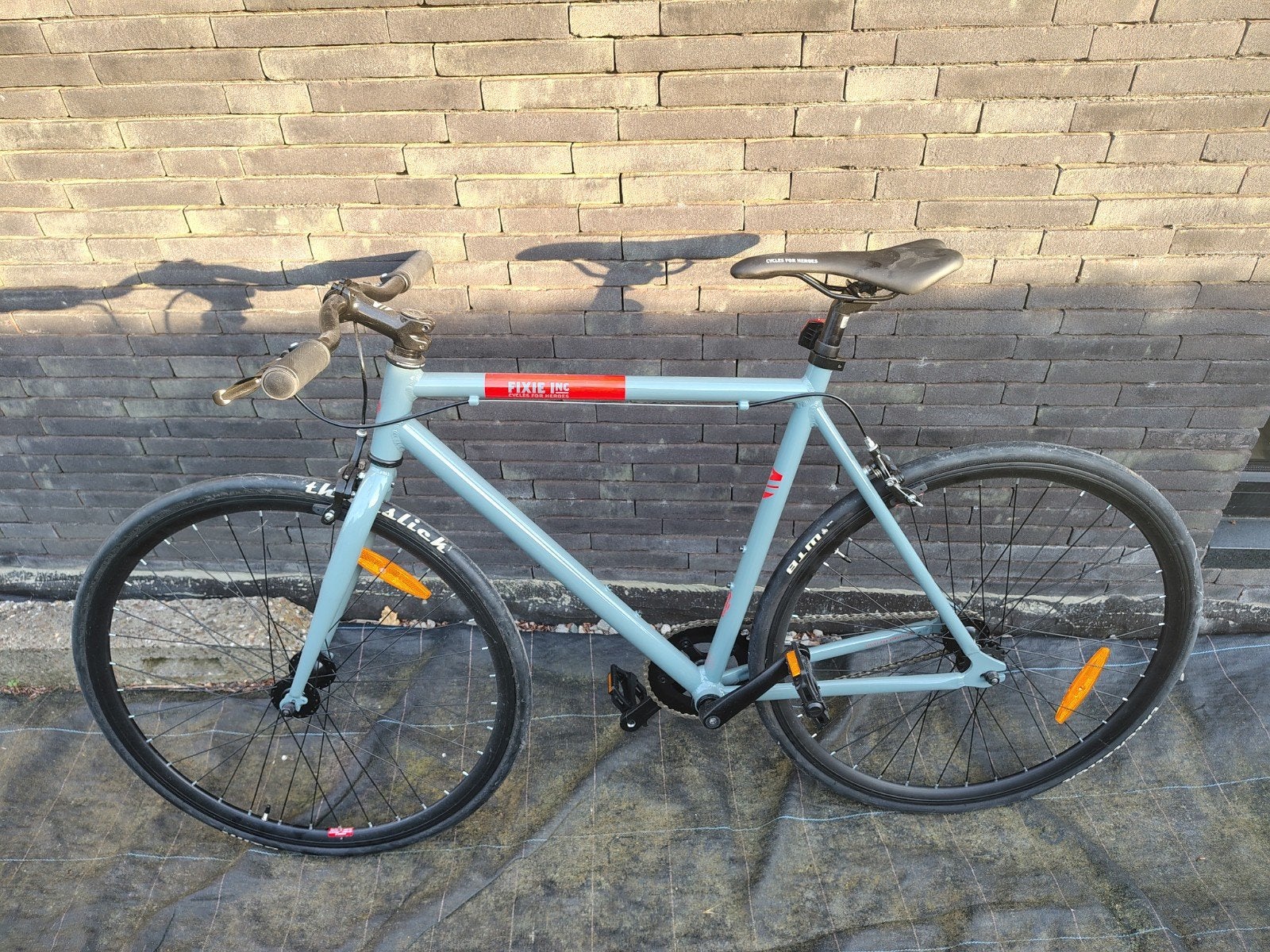 Fixie Inc AL 6061 T6 fixed gear single speed, Fietsen en Brommers, Gebruikt, Velgrem, Versnellingen, 53 tot 57 cm