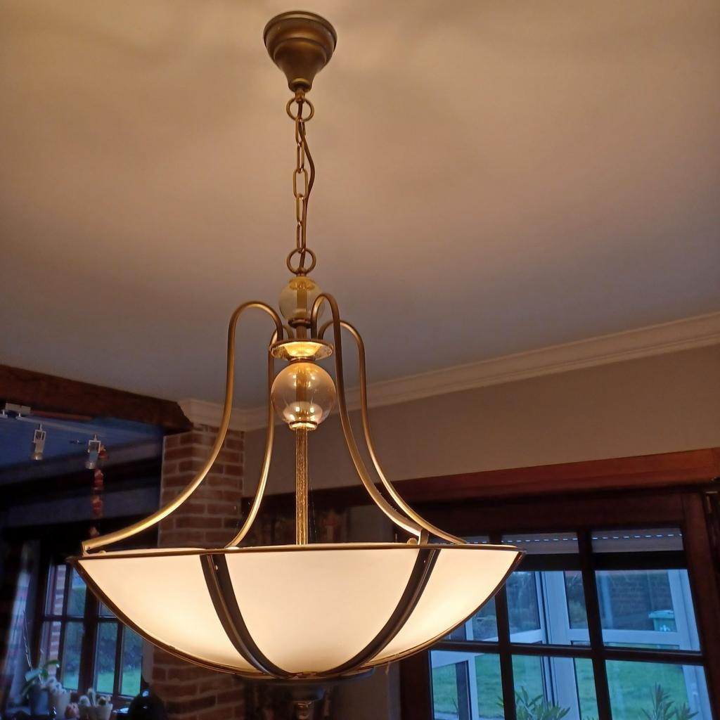 Luster in glas, Ophalen, Glas