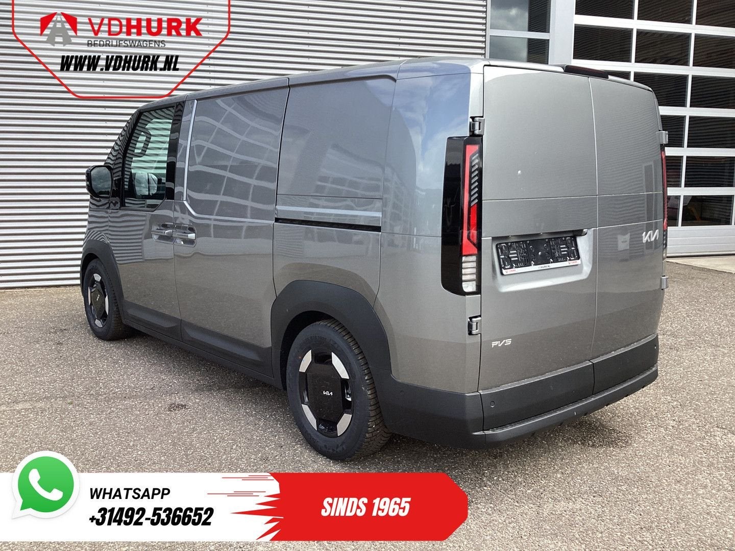 Kia PV5 Elite Executive 71.2 kWh 416 km WLTP L2 Warmtepomp/, Auto's, Bestelwagens en Lichte vracht, Automaat, Kia, Parkeersensor