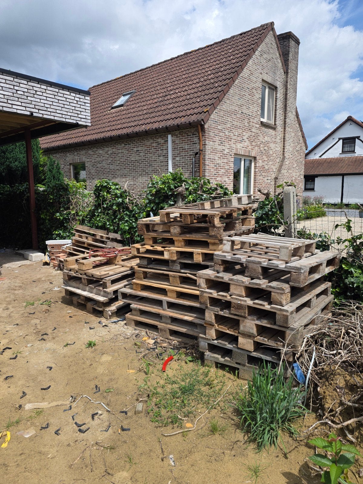 GRATIS af te halen palletten, Ophalen