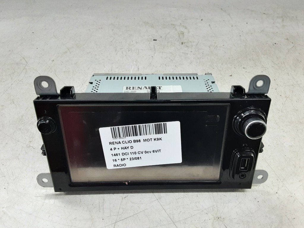 RADIO Renault Clio IV (5R) (01-2012/08-2021) (281157941R), Gebruikt, Renault, Mevr. I. Hauben, Rue de l'Espoir 34 34
4030  GRIVEGNÉE, BE