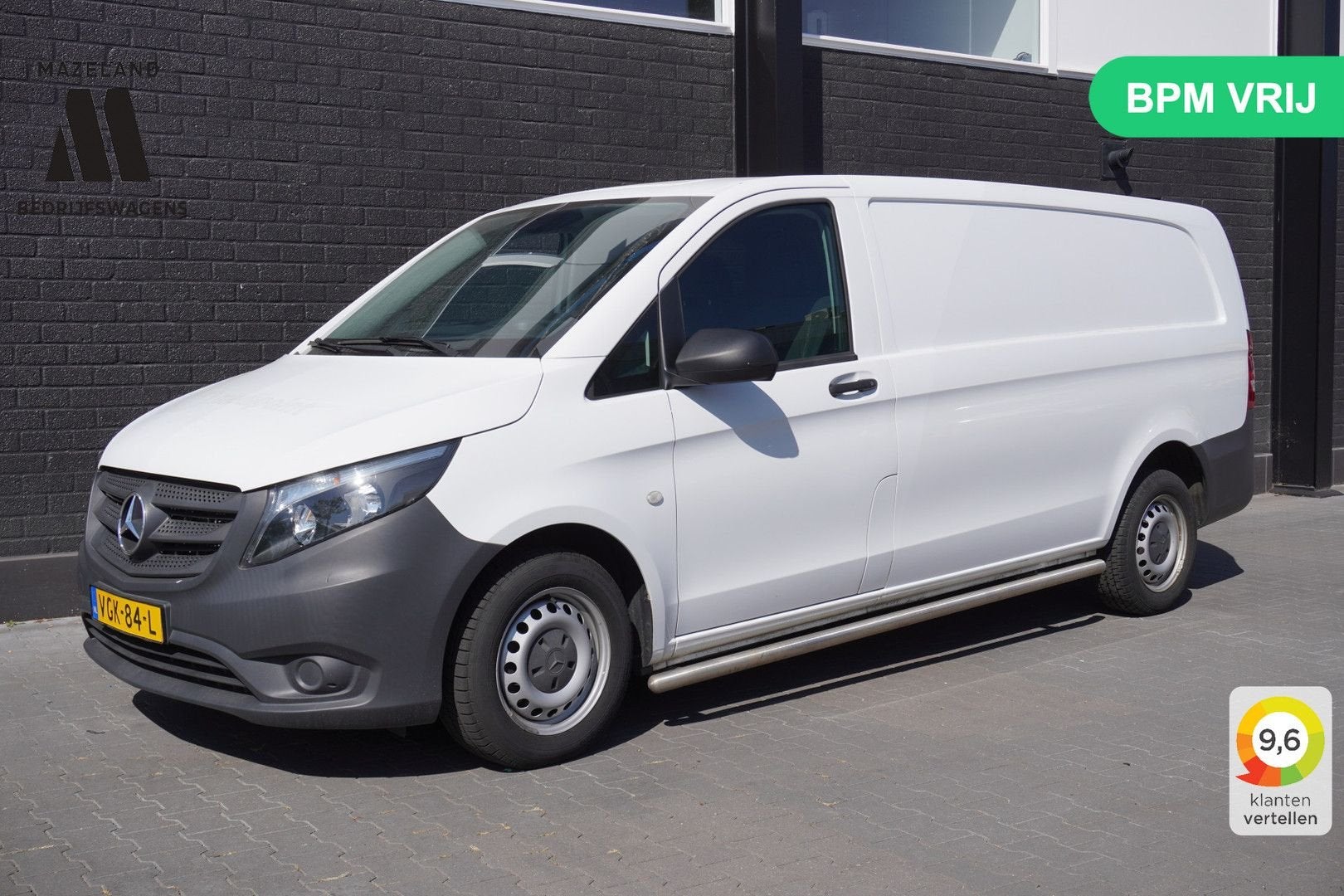 Mercedes-Benz Vito 110 CDI Extra Lang EURO 6 - Airco - Camer, Auto's, Bestelwagens en Lichte vracht, Electronic Stability Program (ESP)