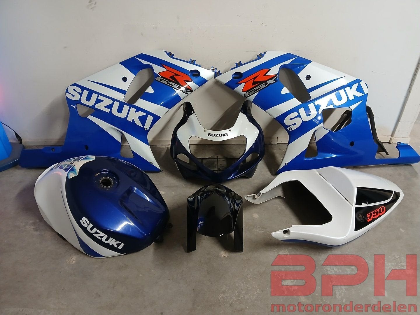 Kappenset / kuipset + tank Suzuki GSX-R 750 K1 K2 K3 2000 t/, Motoren, Ophalen, Gebruikt, -, -