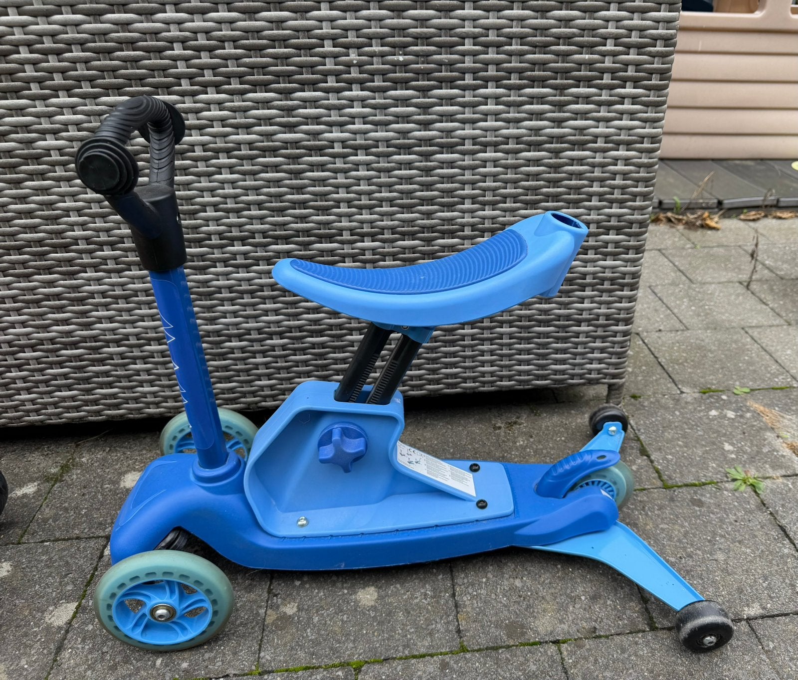 Loopfietsje/step, Fietsen en Brommers, Fietsen | Driewielers, Ophalen, Zo goed als nieuw