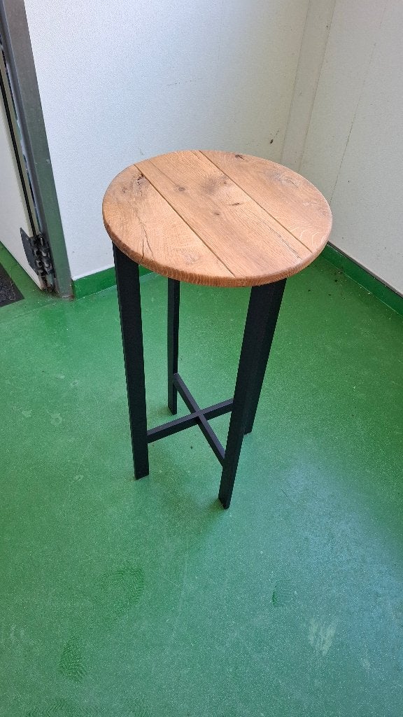 Stoeltje met eik, Ophalen