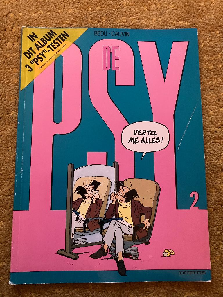 De Psy - 2 - Vertel me alles!, Boeken, Eén stripboek, Ophalen of Verzenden, Gelezen
