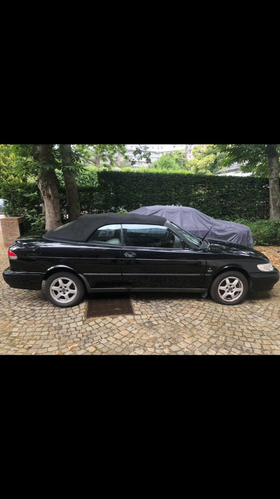 Saab 93, Auto's, Euro 2, Cabriolet, Zwart, Handgeschakeld