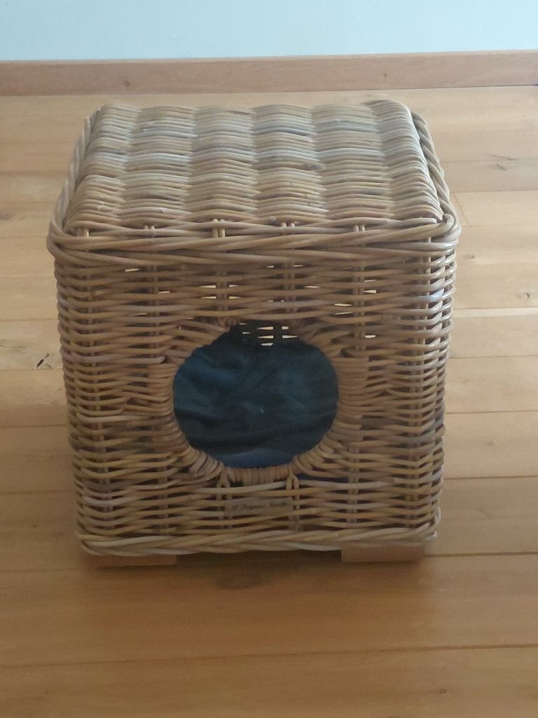 Maison pour chat en osier, Enlèvement, Comme neuf, Roseau