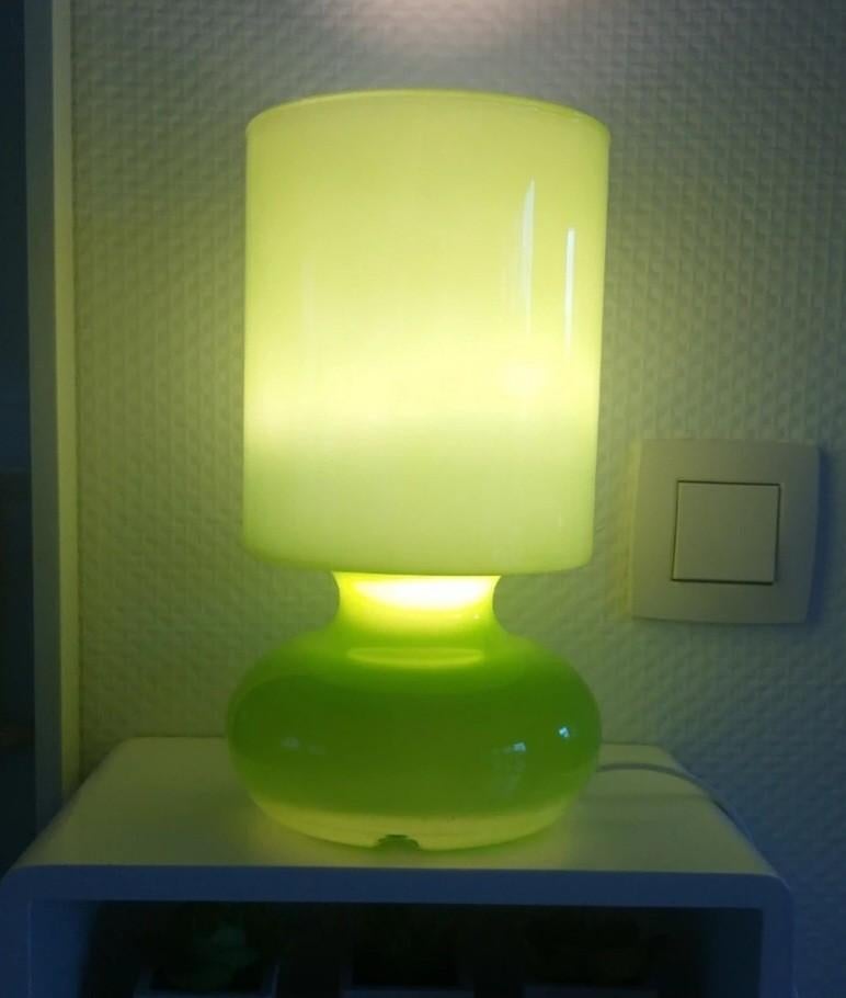 Felgroene IKEA vintage lamp, Ophalen
