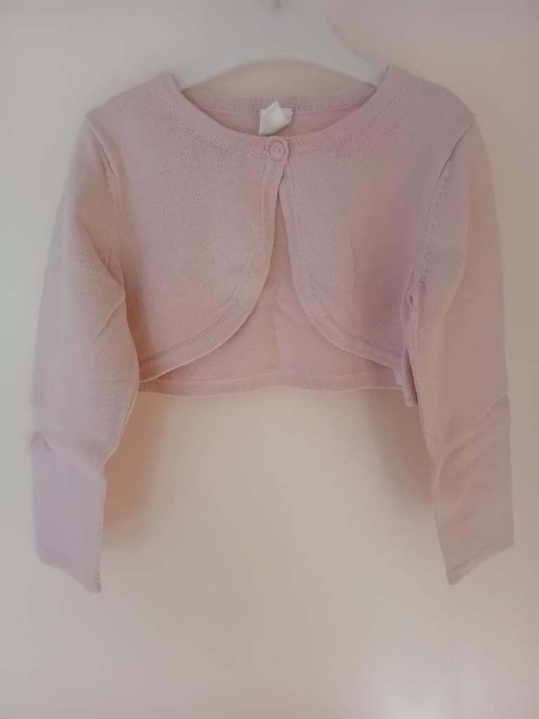Roze bolero, Kinderen en Baby's, Kinderkleding | Maat 92, Meisje, Trui of Vest, H&M, Ophalen of Verzenden