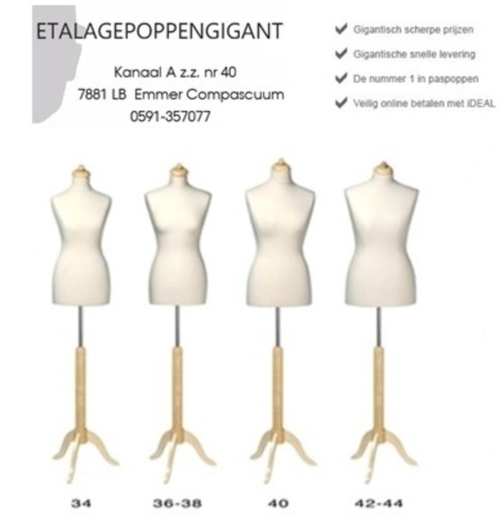 Dames Paspoppen Nieuw> Purschuim> div Maten> en Modellen EPG, Hobby en Vrije tijd, Naaien en Fournituren, Ophalen of Verzenden