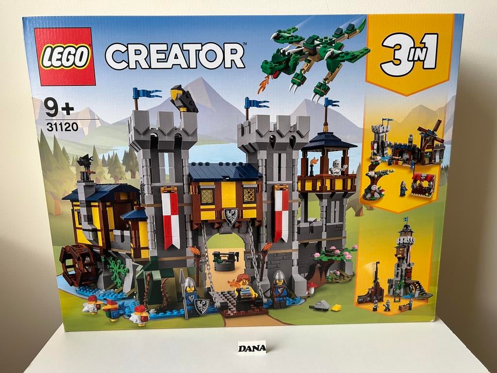 Lego Creator 3in1 Middeleeuws kasteel (31120)Nieuw!, Ophalen of Verzenden, Nieuw, Complete set, Lego
