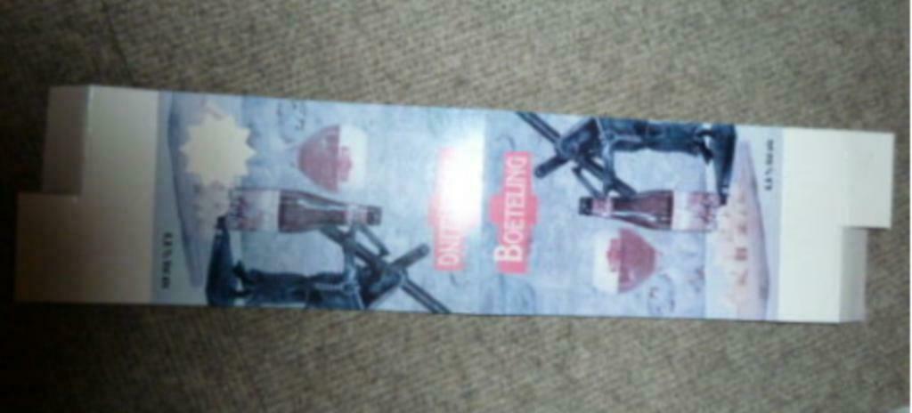 # tafel reclame BOETELING brouwerij De Brabandere  Bavikhove, Ophalen of Verzenden, Gebruikt, Overige typen, Overige merken
