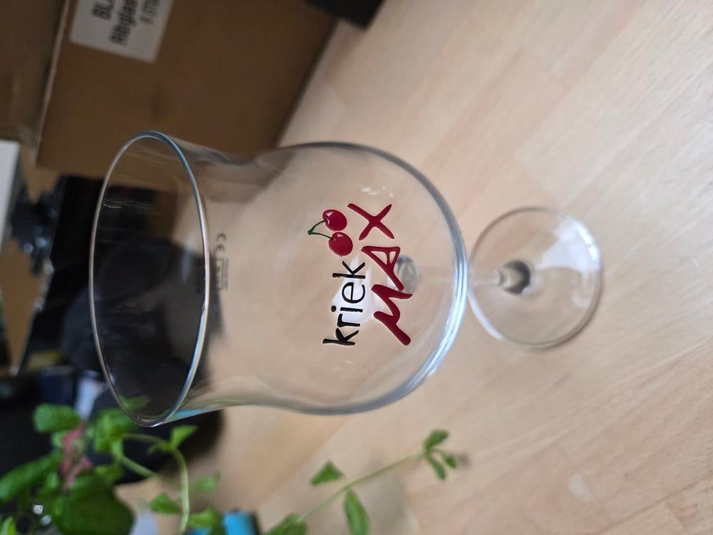Kriek max glazen, Verzamelen, Ophalen, Zo goed als nieuw