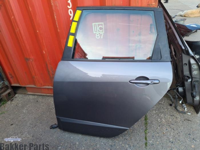 Portier 4Deurs links-achter van een Renault Grand Scenic (TE, Gebruikt, -, -, -