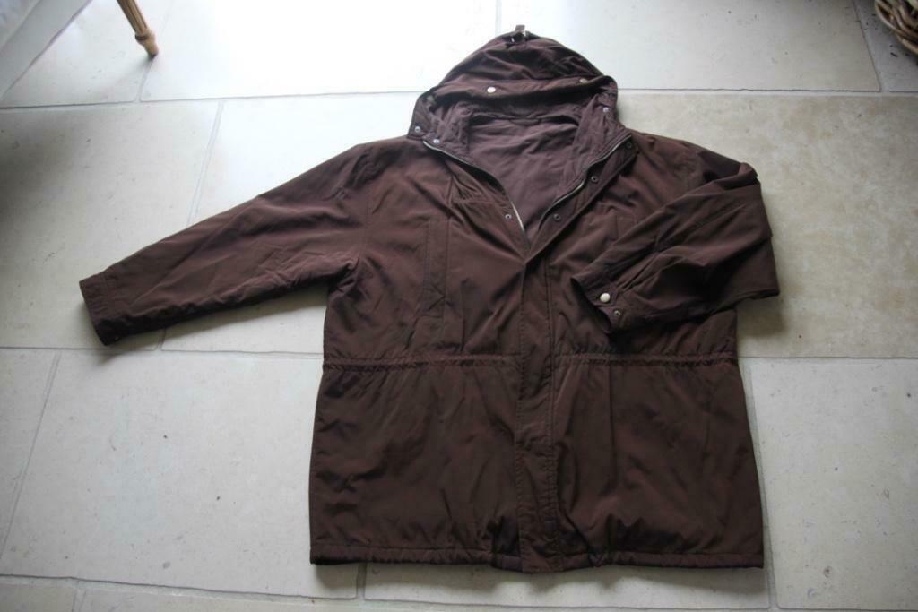Imperméable homme marron foncé 'Façonnable', taille: XXL / 3, Façonnable, Enlèvement ou Envoi, Comme neuf, Brun