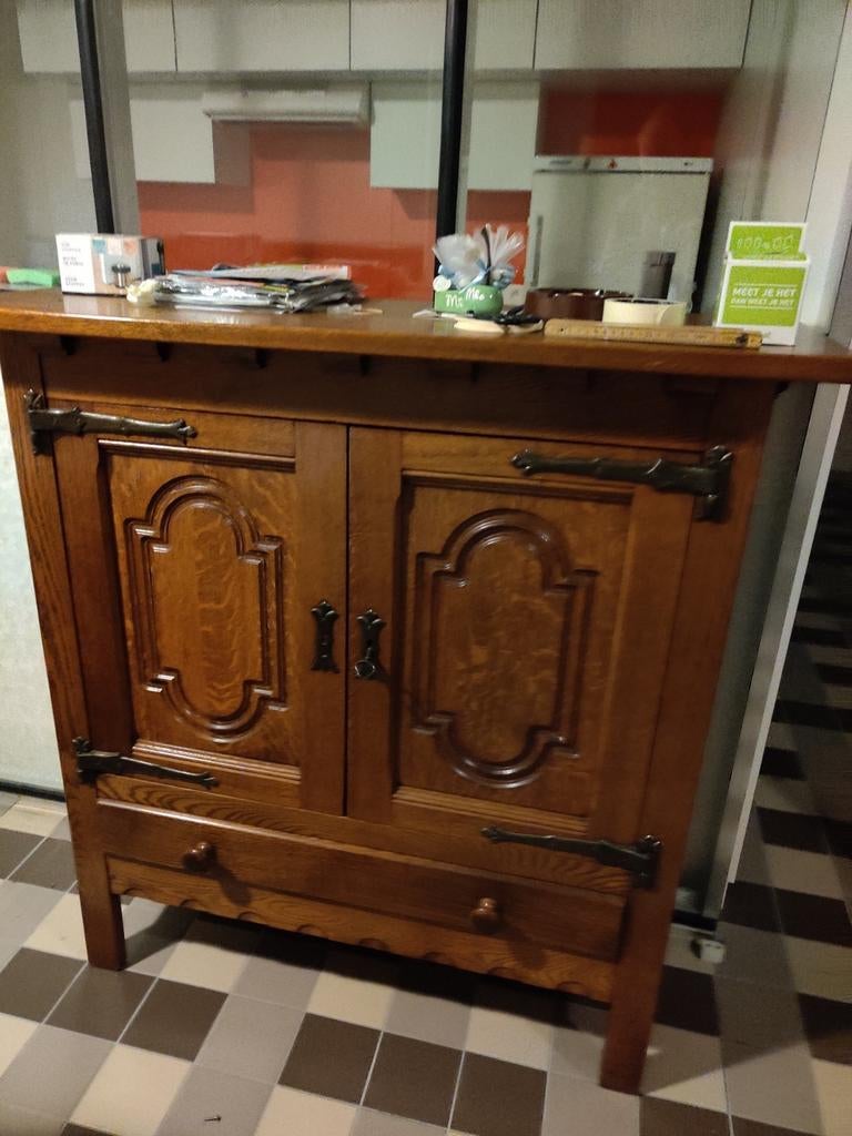 Bar kast, Antiek en Kunst, Antiek | Meubels | Kasten, Ophalen