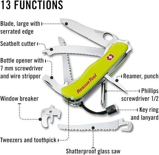 Couteau de poche d'urgence suisse | LIVRAISON GRATUITE, Neuf, -, VICTORINOX, -