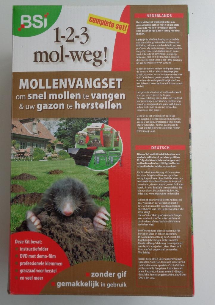 BSI 1-2-3 mol weg  mollenvangset, Ophalen of Verzenden, Nieuw, Ongediertebestrijding